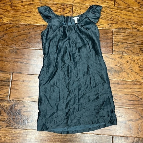 J Crew Rumpled linen Meron Shift Dress - Picture 2 of 9